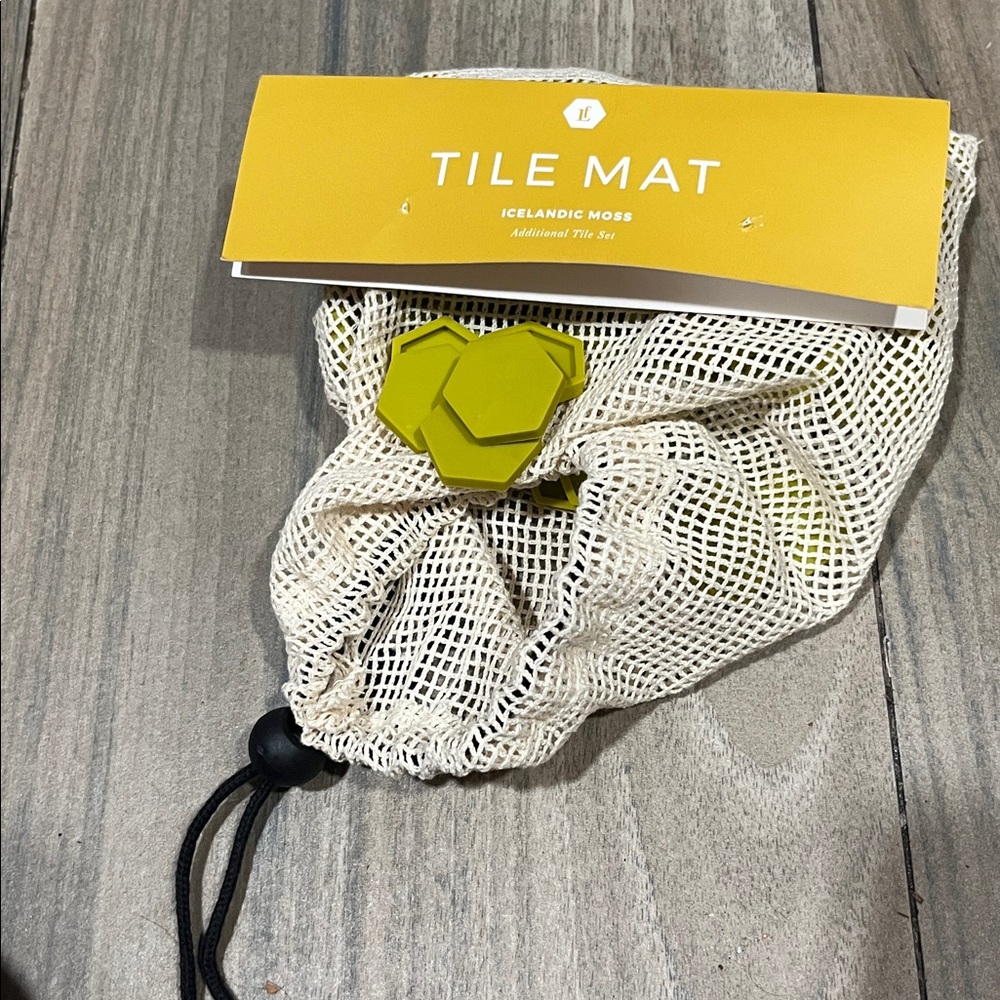 Letterfolk tile mat tiles icelandic moss